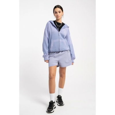 Reporter Young Dívčí fialové teplákové kraťasy s kapsami fialová