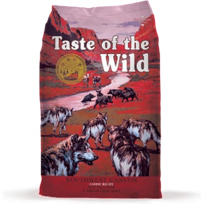 Taste of the Wild Southwest Canyon с глиган - висококачествена суха храна Подходяща за кучета във всички фази на развитие от кученце до възрастно куче