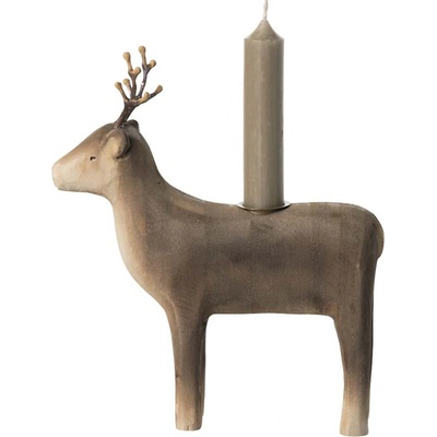 Vánoční dřevěný svícen Reindeer Large Maileg