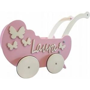 Mádara Doll trolley mint in white dots 533936 Adar