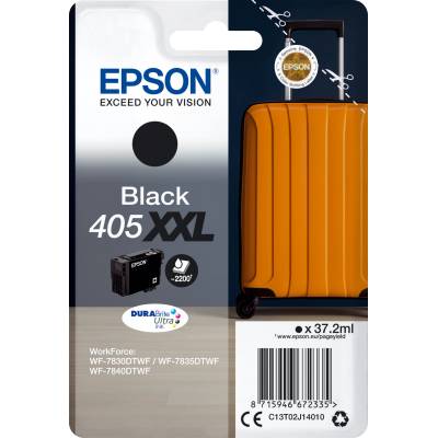 Epson Глава за Epson WorkForce Pro WF7800 Series - Ink - /405XXL/ / C13T02J14010 - Black - XXL - PN C13T02J14010 (C13T02J14010)