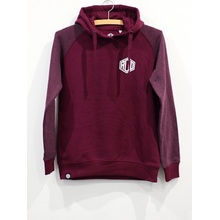 ROD Motorcycles Raglan hoodie STAMP burgundy