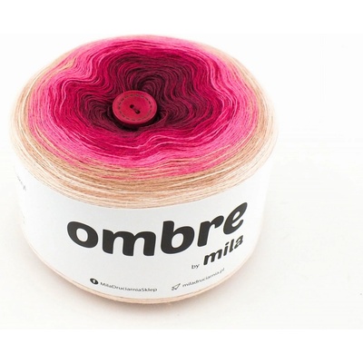 MILA OMBRE MERINO 1200m/3nitka MM38R - Rozkvetlost