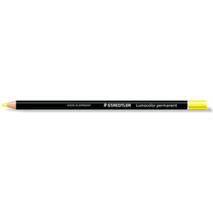 STAEDTLER Молив за маркиране, универсален, водоустойчив (глазоцветен), STAEDTLER "Lumocolor 108 20", жълт 108 20-1 (108 20-1)
