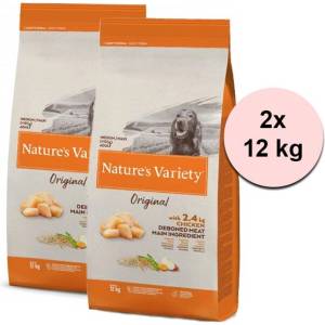 Nature's Variety Nature s Variety Dog Original Medium Chicken 2 x 12 кг