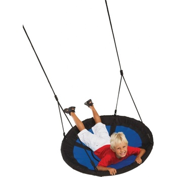 Asko houpačka hnízdo SWIBEE s lanem modro-černá