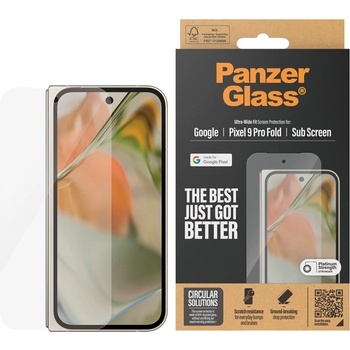 Panzer Стъклен протектор PanzerGlass - Ultra Wide Fit, Google Pixel 9 Pro Fold, прозрачен (5715685000560)