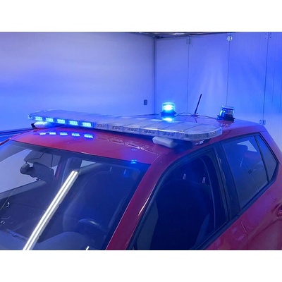 Stualarm LED rampa 1442mm, modrá/červená + 2x LED maják | Zboží Auto