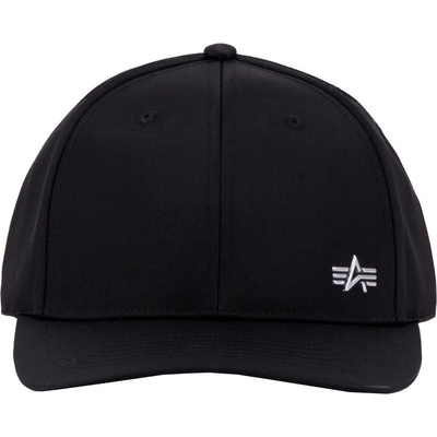 Alpha Industries Metal Label Cap černo / stříbrná