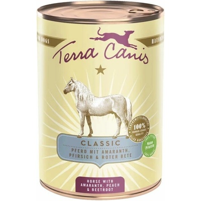 Terra Canis Horse with amaranth peach & beetroot 400 g