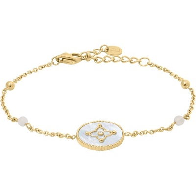 Pierre Lannier Pozlátený dámsky náramok s perleťou Tallia BJ24A1201