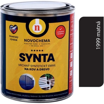 SYNTA S 2013 vrchná syntetická farba 5 kg 1999M čierna matná