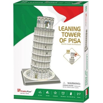 3d пъзел Наклонената кула - 27 части