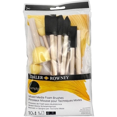 Daler-Rowney Simply Комплект четки 10 бр (216650210)