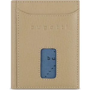 Bugatti Кожен портфейл Bugatti Secure Slim Special Zip Mini, бежов (49 1485 50)