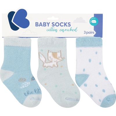 Бебешки термо чорапи KikkaBoo - 2-3 години, 3 броя, Little Fox (31110020116)