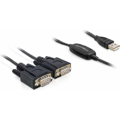 Delock 61886 USB USB-A zástrčka 1,4m černý