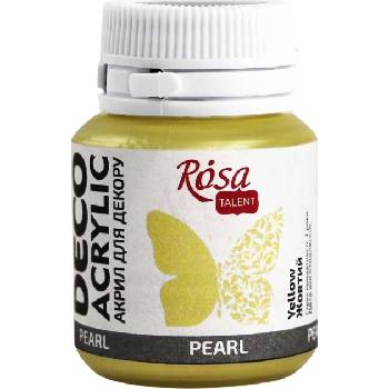 Rosa Talent АКРИЛНА боя 74 Yellow Pearl 20 ml 1 бр (22034)