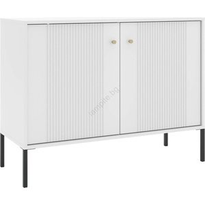 Wipmeb Sp. z o. o Комод LUE 104x39 cm бял/черен (WM0112)