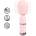 Loveline by Shots Loveline Velour Mini Wand Rosa - Rechargeable Silicone Massager 10 Modes