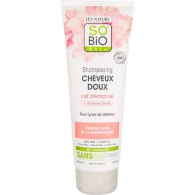 BIO SO´BIO étic Šampon jemný s mandlovým mlékem a rýžovým proteinem 250 ml