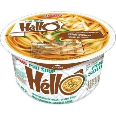 Hello Pho instantní rýžové nudle s hovězí příchutí 70 g
