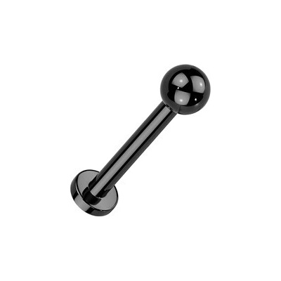 Šperky4U Piercing do brady labreta černá LB1139-1210