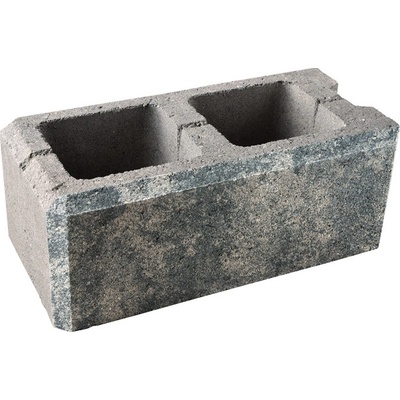 DITON Zdící tvarovka VISO Velikost: 40 x 20 x 15, Varianta: Viso koncový melír marmo, Povrch: standard