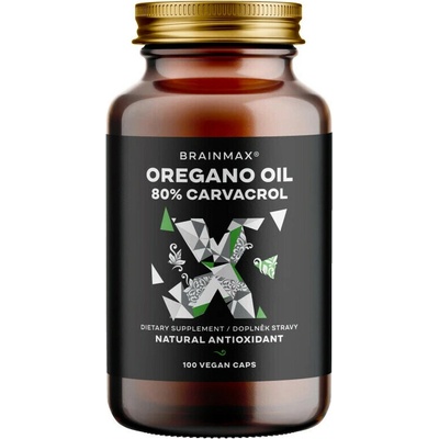 BrainMax Oregano Oil 80% Carvacrol 100 kapsúl