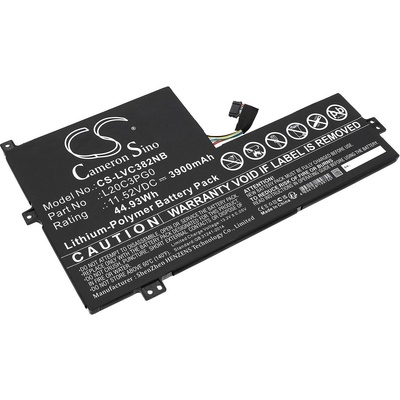 Батерия за Lenovo 100e Chromebook Gen 3 82, 500w Gen 3 и други, 3900 mAh, Li-Pol (CS-LVC382NB)