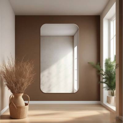 Alfaram Kúpeľňové zrkadlo so zaoblenými rohmi - GAJA 50x90