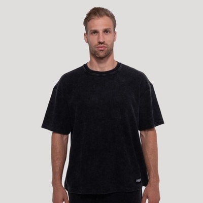 GymBeam Tričko Persistence Washed Black