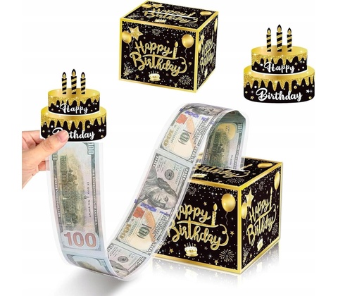 Krabička 3D exploding box pro vybírání peněz