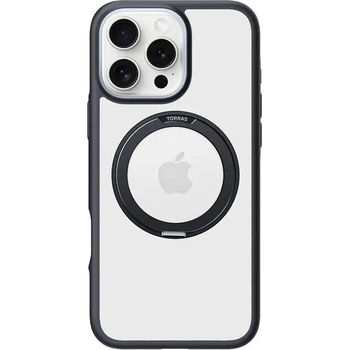 TORRAS Кейс Torras Ostand R Fusion за iPhone 16 Pro Max, черен (X00FX1888)