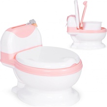 Ecotoys Toaletný nočník s vyberateľnou vložkou, uzavreté WC sedadlo pre deti a kefka