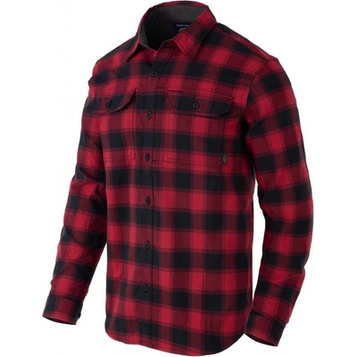Košeľa Helikon-Tex Greyman Coral Crimson Checkered