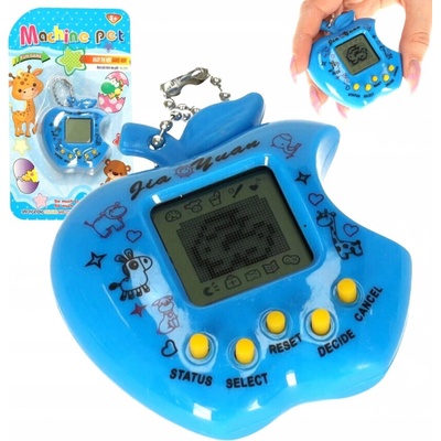 KIK Elektronická hračka Tamagotchi 49 v 1 modrá