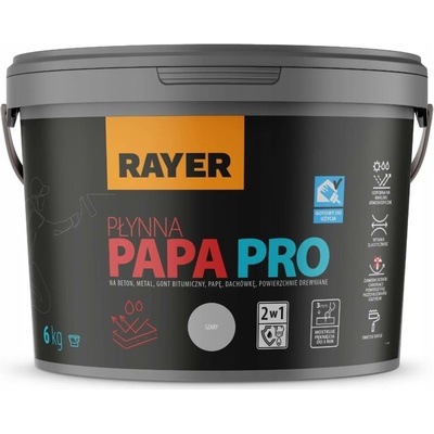 Rayer Tekutá lepenka PRO šedá 6 kg
