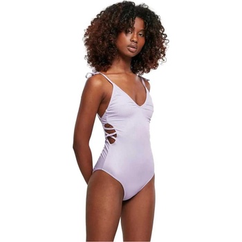 Urban Classics Бански костюм Urban classics TB3464 swimsuit - White (Lilac)