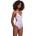 Urban Classics Бански костюм Urban classics TB3464 swimsuit - White (Lilac)