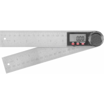 Pravítko Strend Pro, digitálne, uhlové 200 mm, nerezové, INOX