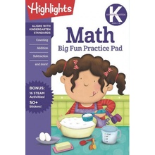 Kindergarten Math Big Fun Practice Pad Highlights LearningPaperback