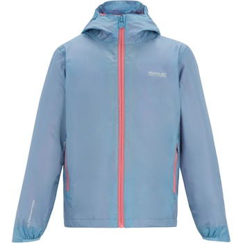 Regatta Детско водоустойчиво яке Regatta Kid's Lever Waterproof jacket - Washed Denim / Peach Pink - размер 3-4 Years (703-7792-0611)