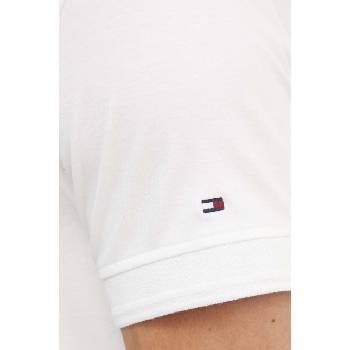 Tommy Hilfiger Памучна тениска с яка Tommy Hilfiger в бяло с изчистен дизайн (MW0MW34746)