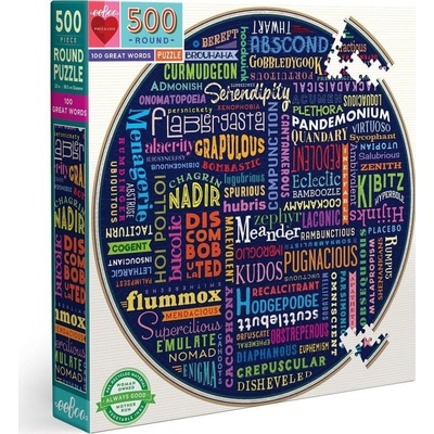 EEBOO Kulaté 100 skvělých slov 500 dielov