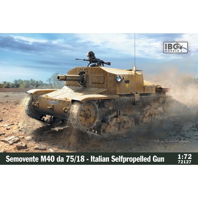 IBG Semovente M40 da 75/18 Italian 75mm Selfpropelled Gun 1:72
