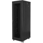Lanberg Stand installation cabinet 19 42U 800x800 Perforated doors black Lanberg (flat pack)
