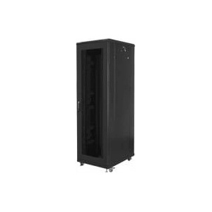 Lanberg Stand installation cabinet 19 42U 800x800 Perforated doors black Lanberg (flat pack)