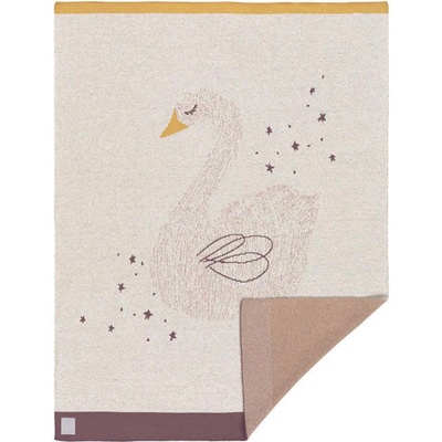 Lassig Бебешко одеяло Lassig - Лебед, 75 х 100 cm (1542001741)