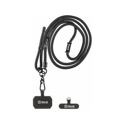 Popruh OBAL:ME NeckTag na Telefon Black 143795